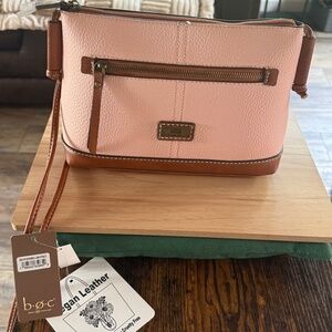 BOC pink Vegan Leather purse